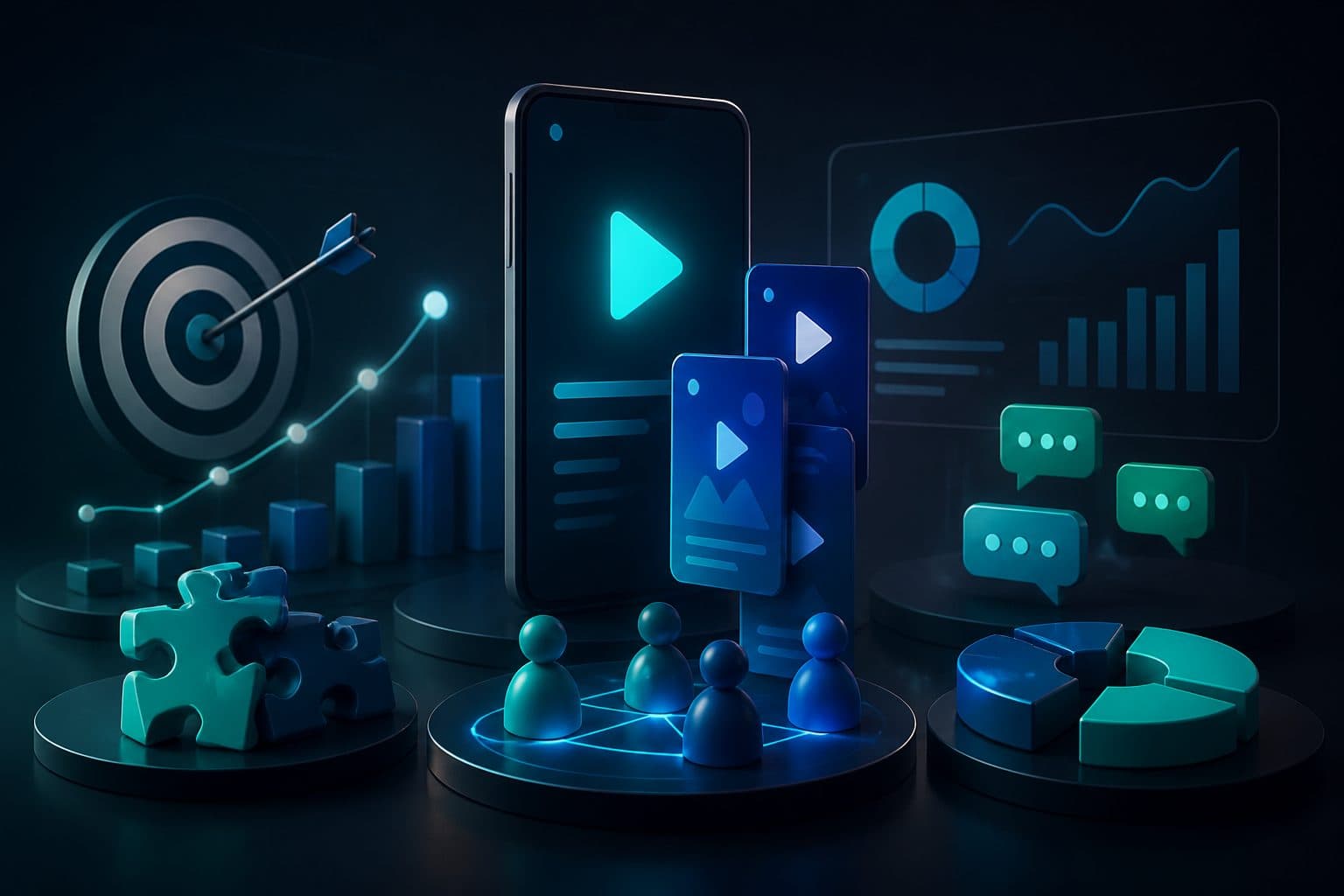 Ilustración: Métodos prácticos para medir el impacto del vídeo corto en la conversión y ventas online