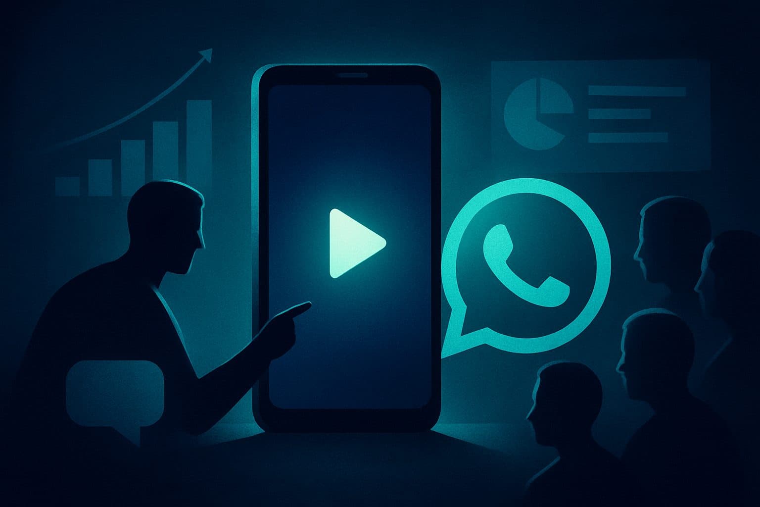 Ilustración: Tipos de vídeos cortos adecuados para WhatsApp Marketing en pymes