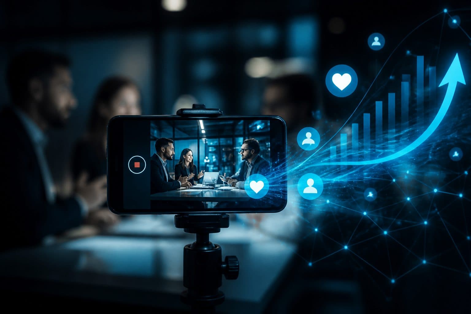 Ilustración: Marketing viral para pymes B2B de servicios: vídeo corto para acelerar recomendaciones
