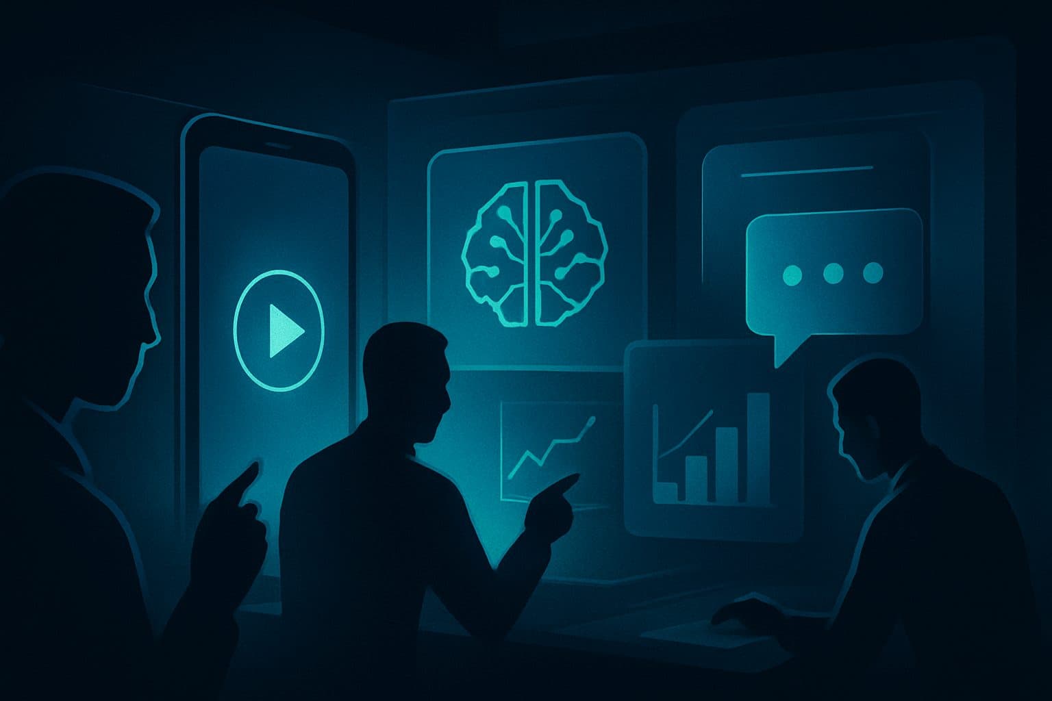 Ilustración: Cómo integrar modelos IA en flujos automatizados de WhatsApp para acelerar creación y distribución