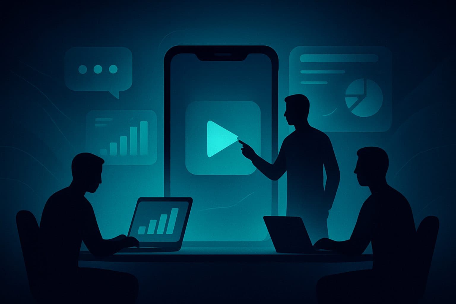 Ilustración: Cómo integrar automatización e IA para optimizar la creación y distribución de vídeos cortos