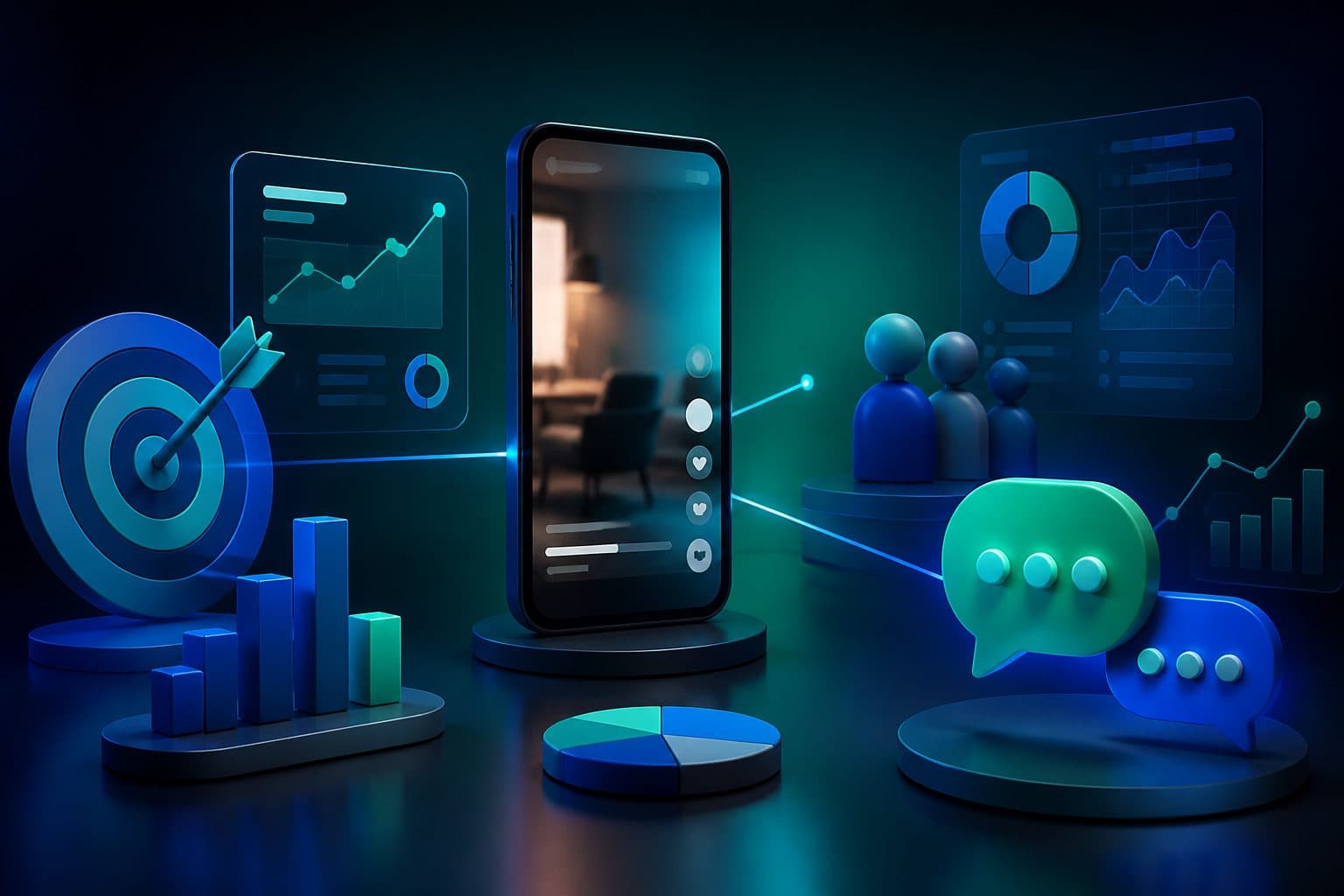 Ilustración: Cómo medir resultados y ajustar campañas de vídeo corto con IA en WhatsApp para pymes locales