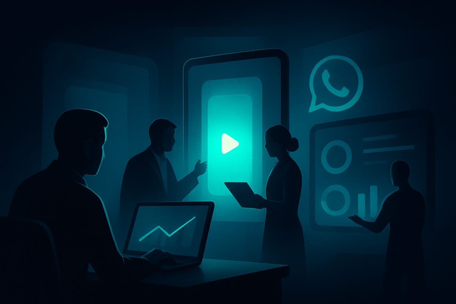 Ilustración: Guía paso a paso para que pymes locales creen shorts con IA desde WhatsApp