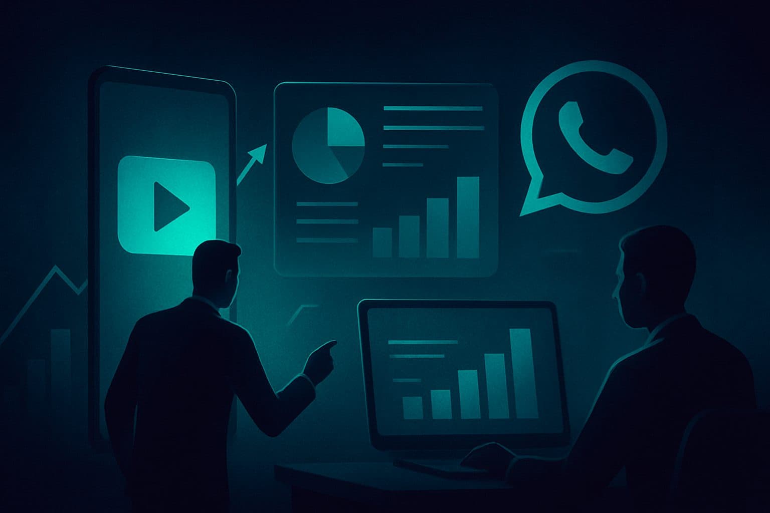 Ilustración: Cómo medir el impacto de shorts IA en WhatsApp y ajustar la estrategia local