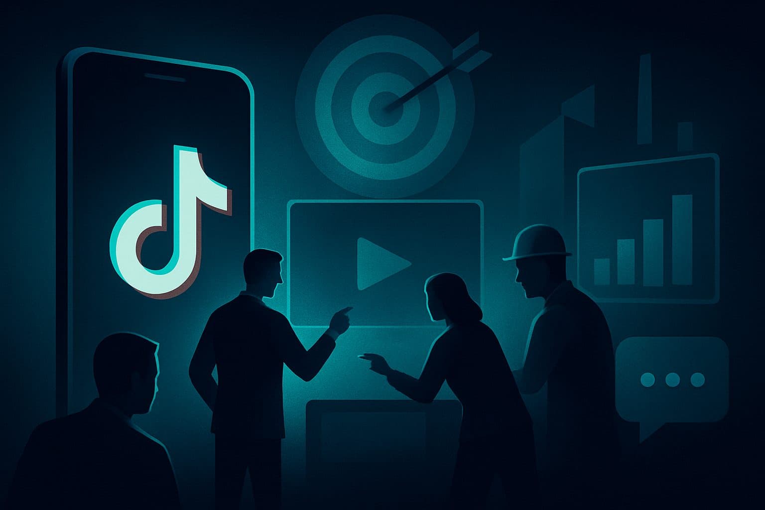 Ilustración: Pasos prácticos para pymes manufactureras que quieran crear vídeos cortos en TikTok