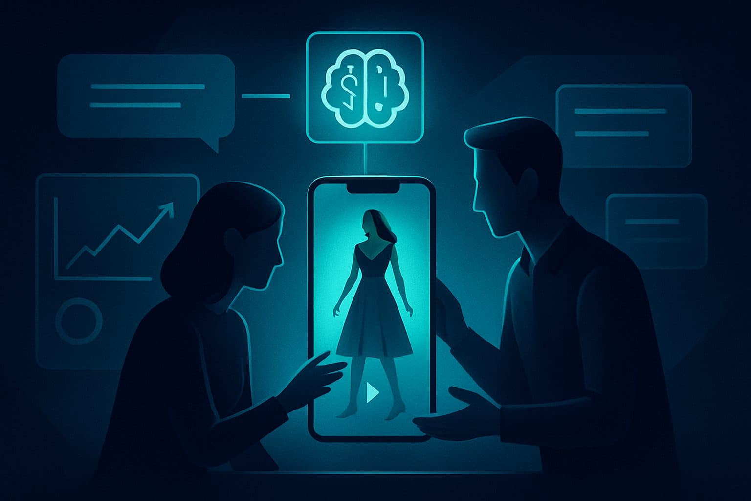 Ilustración: Cómo utilizan la IA para crear contenido viral en TikTok: casos prácticos en moda