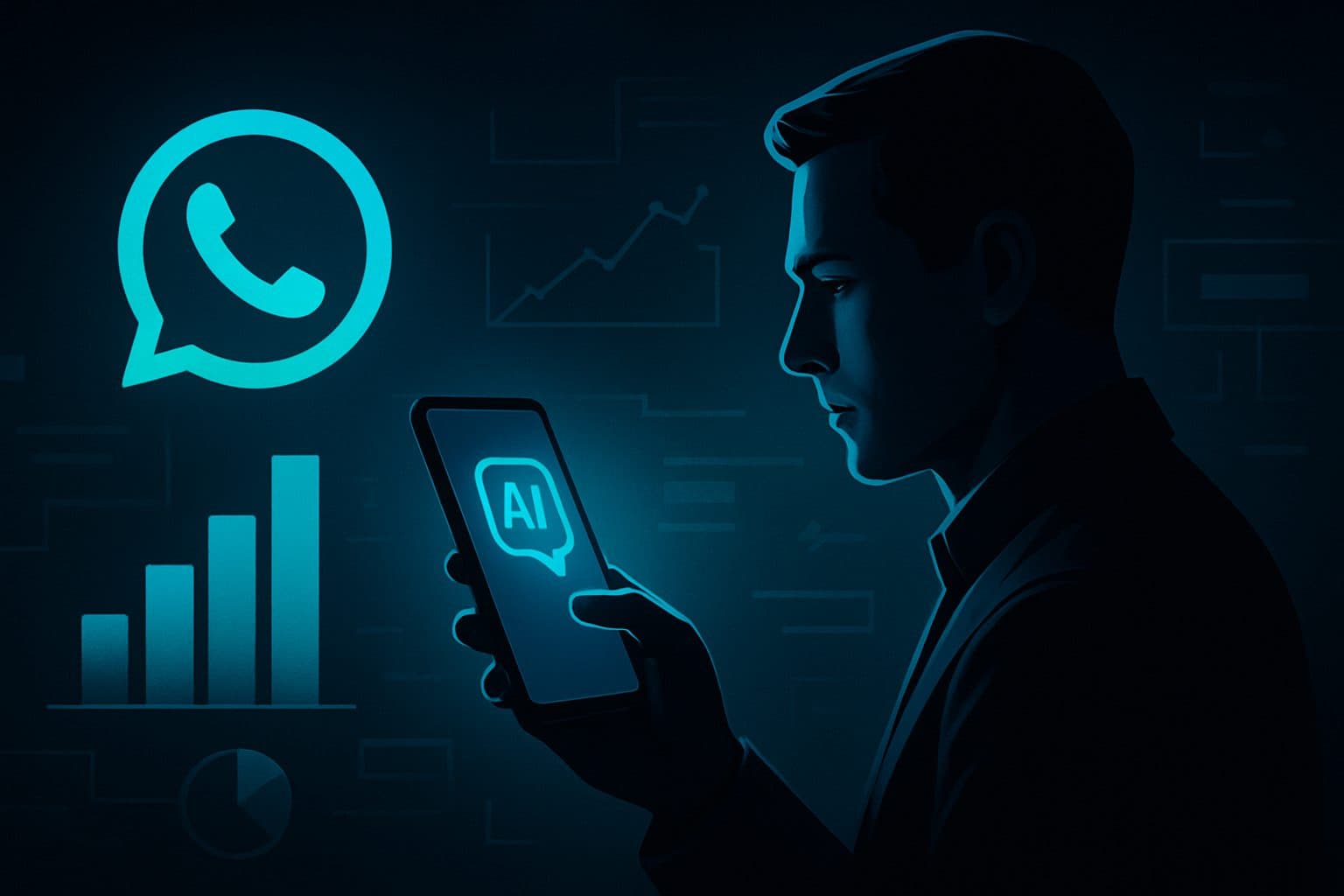 Ilustración: Cómo pymes SaaS optimizan ventas con shorts IA en WhatsApp en 2026