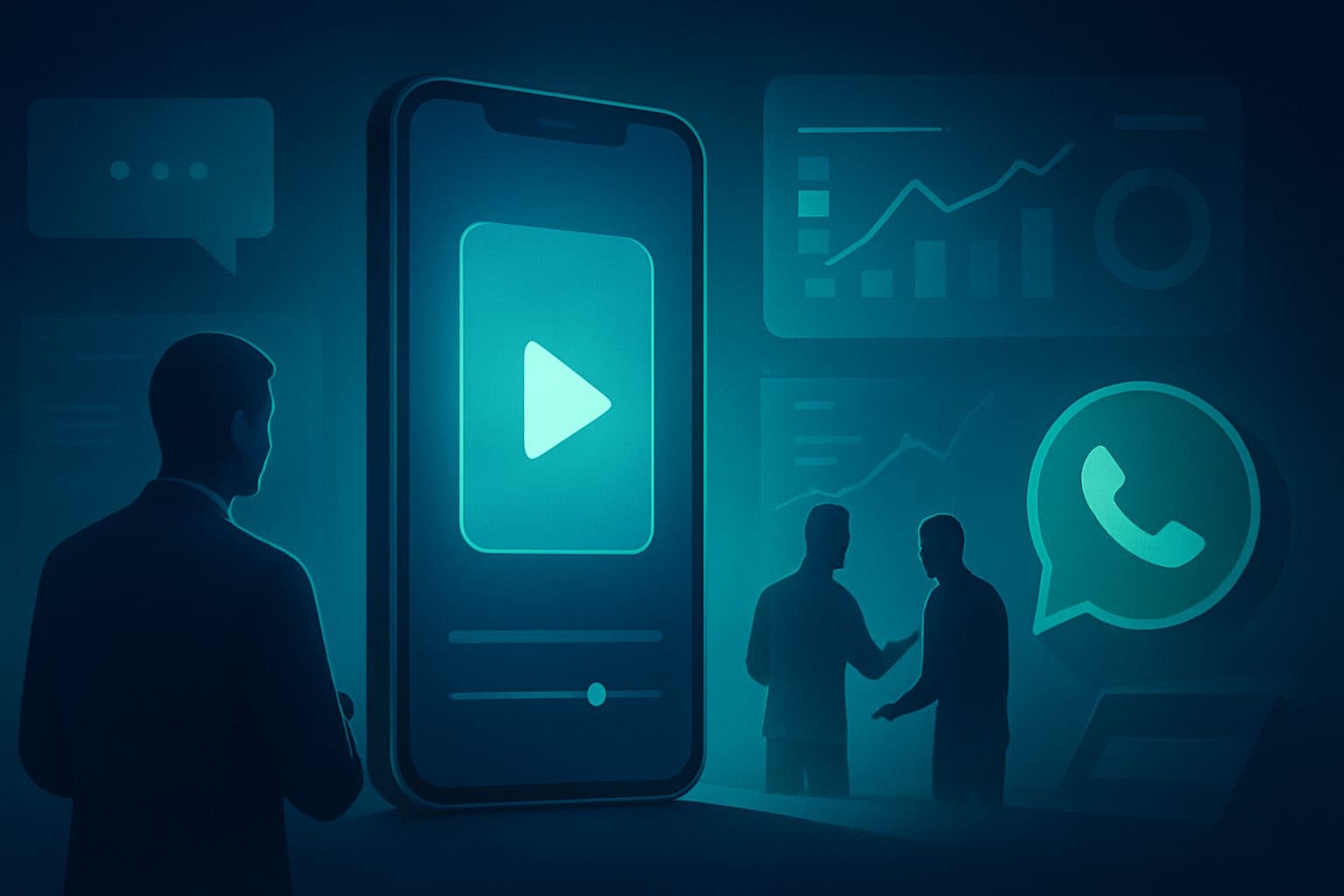 Ilustración: Por qué WhatsApp y shorts con IA facilitan la conexión y persuasión en SaaS