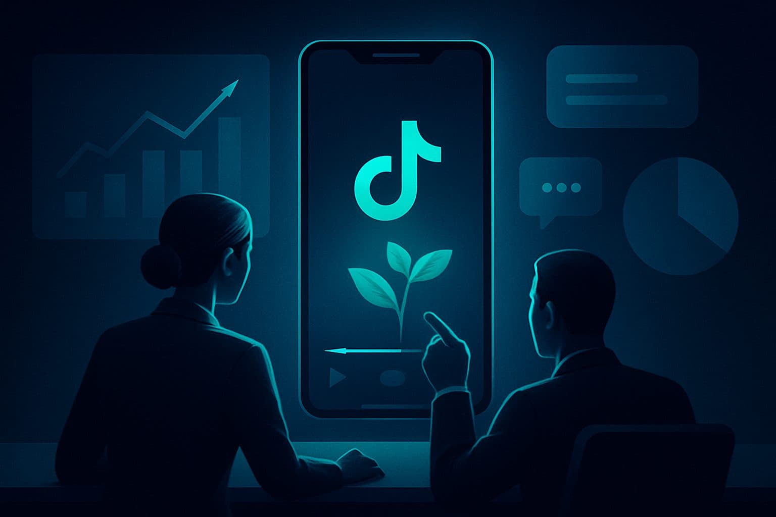 Ilustración: Cómo medir el impacto de videos cortos con IA en ventas vía TikTok