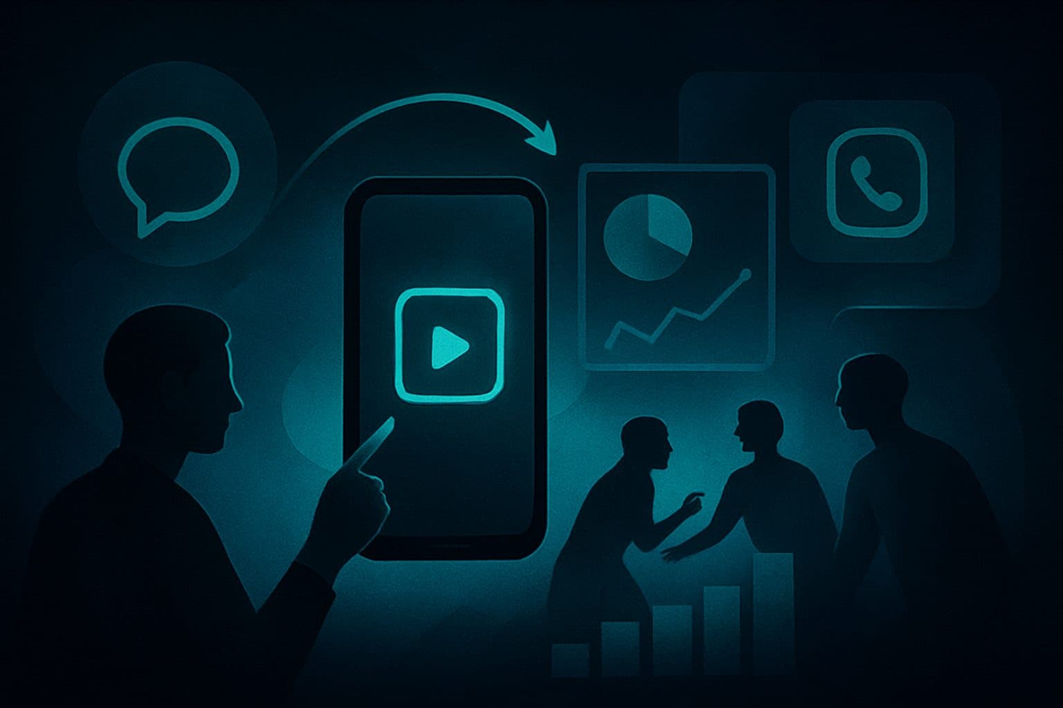 Ilustración: Estrategias de viralidad con videos cortos según la etapa del funnel B2B