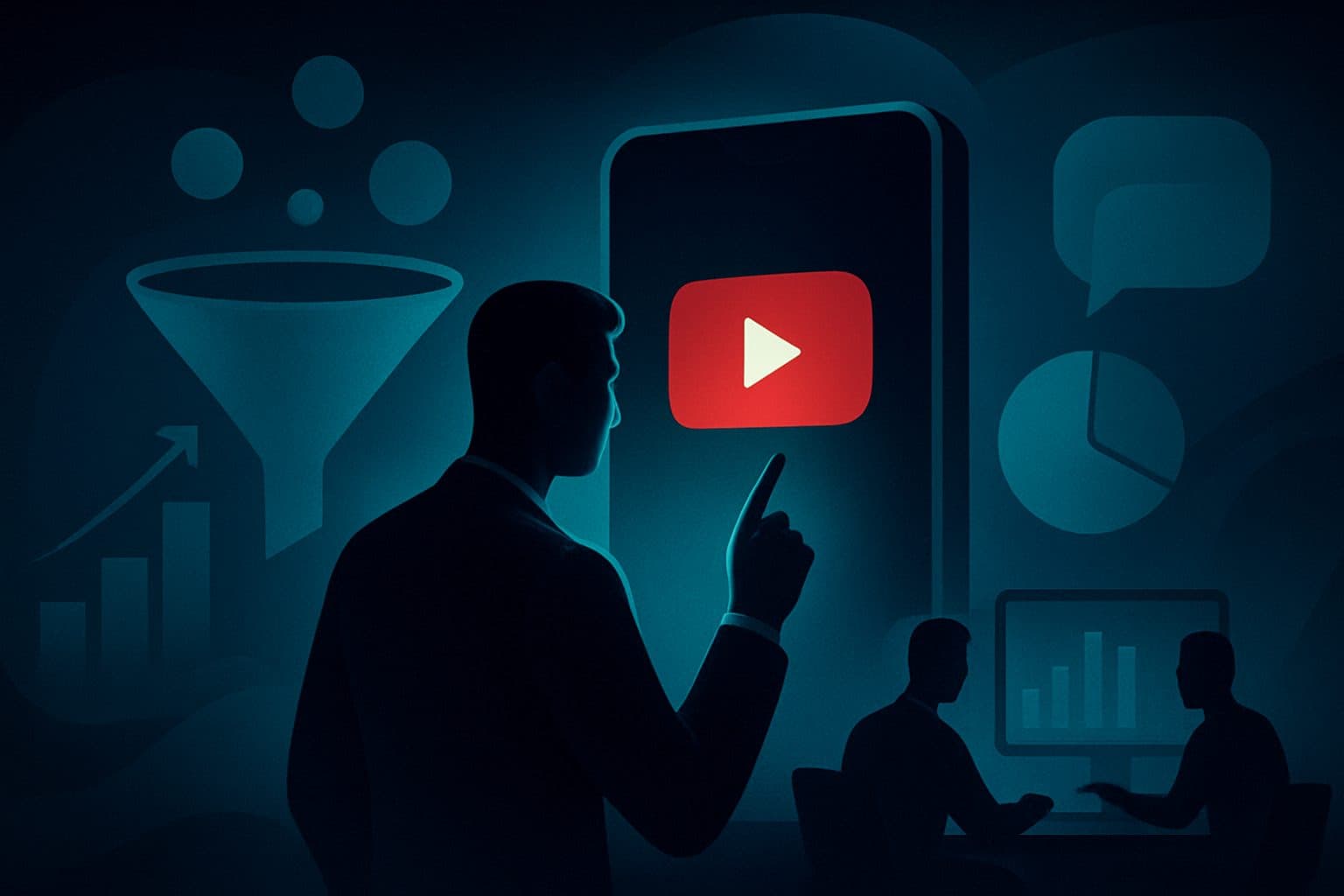 Ilustración: Cómo integrar YouTube Shorts en el embudo de ventas B2B para medir impacto en visibilidad y conversiones